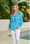 VALE TOP - boho flora